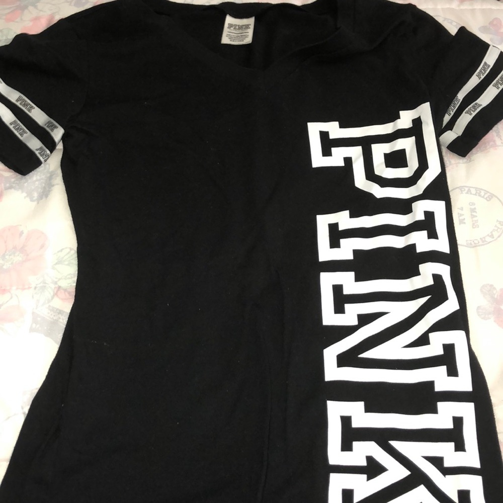 Black pink shirt